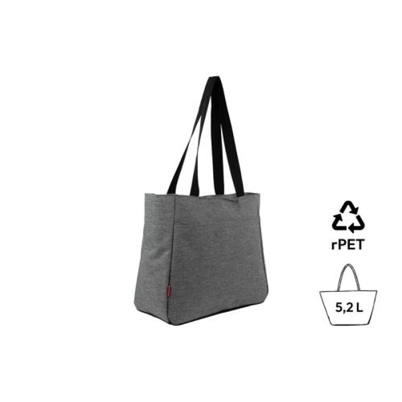 Sac cabas isotherme 'sapang', gris chiné rpet