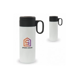  Isothermischer Becher Flow mit Griff. Sublimationsdruck 400ml