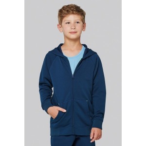 Kinderjacke mit Reißverschluss und Kapuze