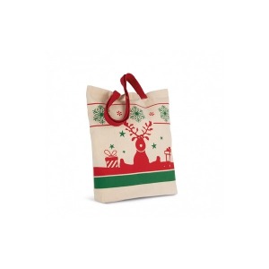 Einkaufstasche mit Weihnachtsmotiven