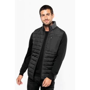 Bodywarmer aus zwei Materialien speziell für Transfers