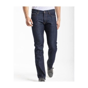 GERADE GESCHNITTENE, GEWASCHENE HERRENJEANS 