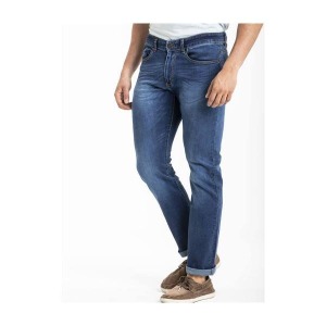 LUNO - Gerade geschnittene Herrenjeans stretch stone