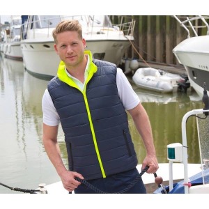 REVERSIBLE SOFT PADDED SAFETY GILETT - Umkehrbarer Bodywarmer