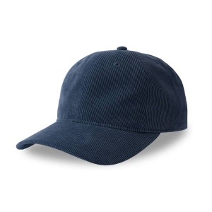 6-fach-Mütze mid visor corduroy recycelt
