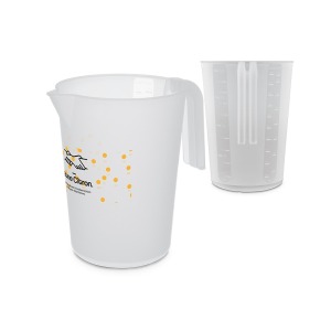 PICHET, POT, EN POLYPROPYLENE PP 110 cl RAS BORD