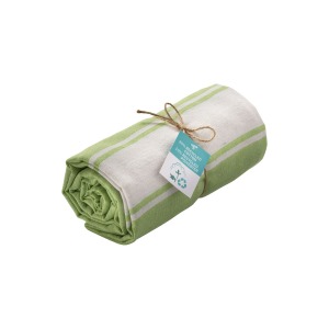Serviette de plage / paréo en coton recyclé de 140g/m²