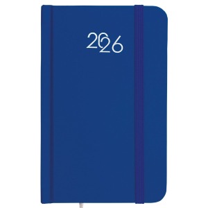 Agenda de poche hebdomadaire 2026, couverture rigide en carton laminé