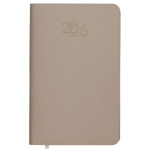 Agenda de poche hebdomadaire 2026 avec couverture souple en PU résistant à la chaleur