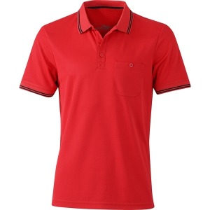 Technisches Poloshirt mit Tasche