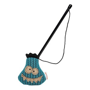 Peluche monstre pour chat avec canne à pêche - MBW