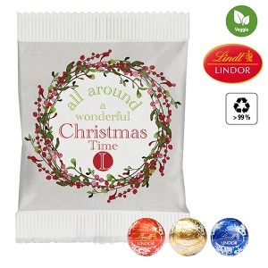 3 Lindor de Lindt en sachet de papier