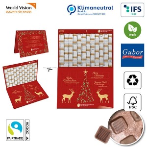 Calendrier de l'avent A5 Couverture version écologique