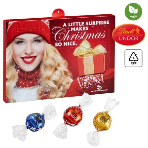 Calendrier de l'avent Premium cadeau avec Lindor de Lindt
