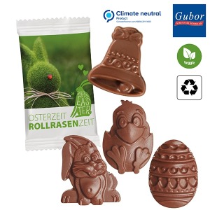 Schokoladenfigur Ostern im Papierflowpack
