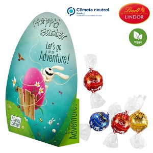 Schachtel mit integrierter Kontur "uf" mit Lindor von Lindt