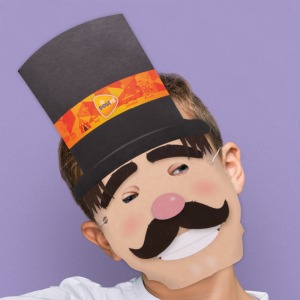 Erwachsene Karton Maske