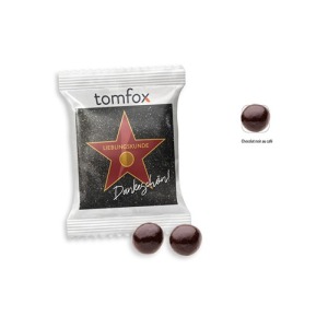 Mit Schokolade überzogene Kaffeebohnen