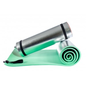 Matmouss' aluminisierter geschlossenzelliger Polyethylen-Schaumstoff 180 x 50 x 0,8 cm 50 cm (aufgerollt) x 14 cm