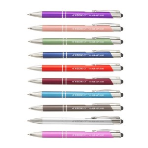 Stylo Crosby Mat Stylet coté clip Gravure Laser 360