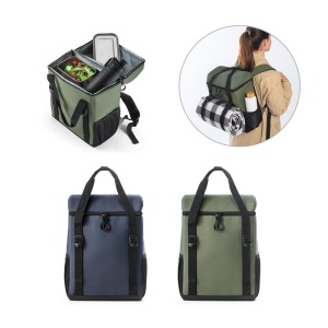 ROMA L. Gepolsterter Thermo-Rucksack aus rPET 600D und Ripstop