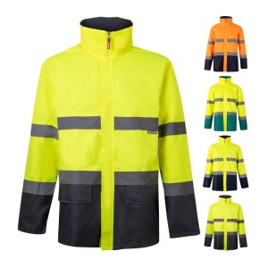 VL THEMIS LARGE. Zweifarbiger Parka 190g/m², aus 100% Polyester, mit PU-Ausrüstung