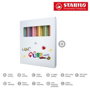 STABILO woody duo Set bestehend aus 6 Buntstiften