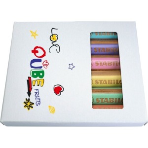 STABILO woody duo Set bestehend aus 6 Buntstiften