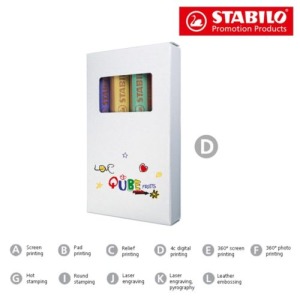STABILO woody duo Set bestehend aus 4 Buntstiften