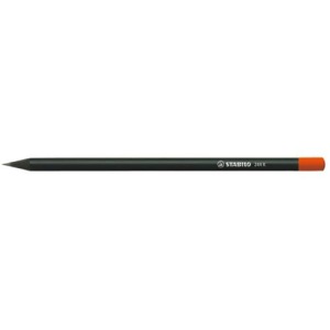 STABILO Schwarzer Graphitstift mit gehärtetem Kopf