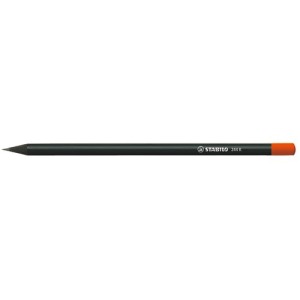 STABILO Schwarzer Graphitstift mit gehärtetem Kopf