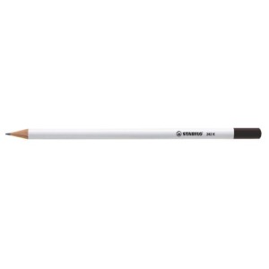 STABILO Weißer Graphitstift mit gehärtetem Kopf