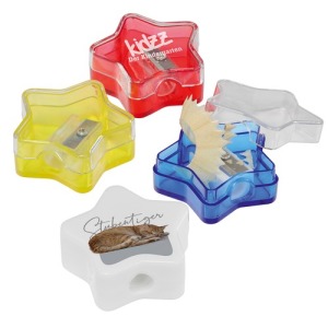 Bleistiftspitzer in Sternform