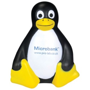 Sitzender Anti-Stress-Pinguin