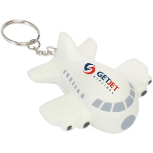 Anti-Stress-Schlüsselanhänger Flugzeug