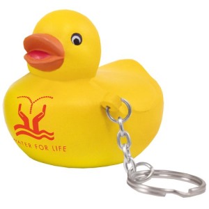 Schlüsselanhänger Anti-Stress-Ente