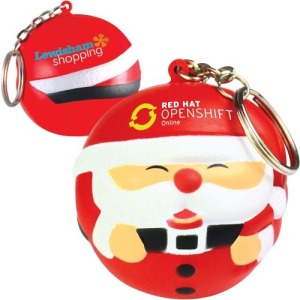 Schlüsselanhänger Weihnachtsmann Anti-Stress