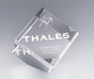 Rautenwürfel 6cm aus Glas