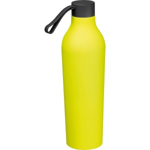 Gummierte Trinkflasche, 750ml fluo
