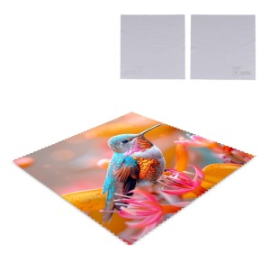 Chiffon de nettoyage en microfibre rPET 15x15cm sublimation