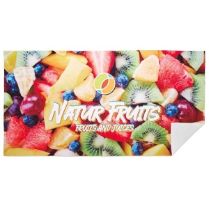 Vierfarbiges Strandhandtuch