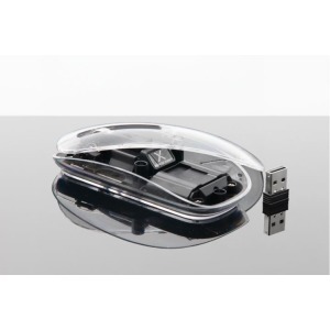 Souris sans fil transparente Stock
