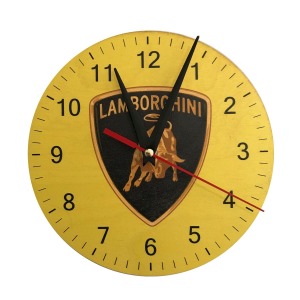 Runde HOLZ-Uhr - Frankreich