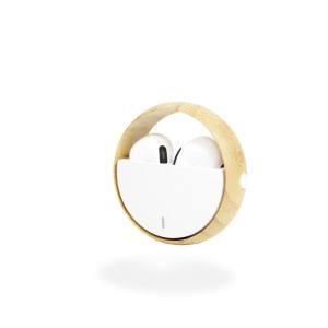 Bluetooth-Kopfhörer LOOP Bambus Weiss
