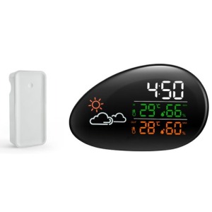 WETTERSTATION INNEN/AUSSEN, LED-FARBDISPLAY