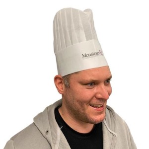 Kochmütze aus Vliesstoff