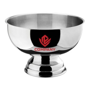 Punschschale aus Edelstahl für Wein und Sekt