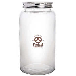 Glasgefäß mit Schraubverschluss für trockene Lebensmittel 800ml