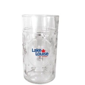 Mug à bière en plastique réutilisable - 2 pintes / 1 litre