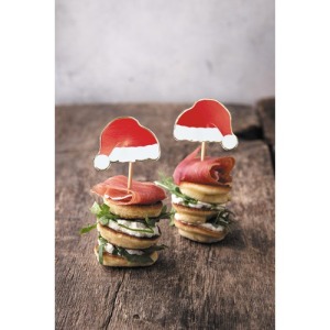 COCKTAILPICKER WEIHNACHTSMÜTZE X10